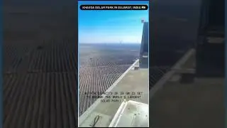 Khavda solar park in gujarat, India 🇮🇳🚩💥✨ #yt_shorts #viralshorts
