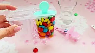 ASMR 🍦 Making Ice Cream from M&M&rsquo;s 🍬 Satisfying Candy Experiment