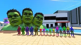 FRANKLIN PLAYING HIDE AND SEEK WITH  SPIDERMAN, SONIC, AND HULK TEAM  IN INDIAN BIKE DRIVING 3D