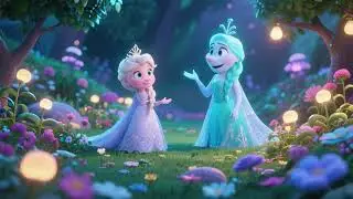 Frozen Garden Glow 2 ❄️🌸✨ | Magical Cartoon Kids Song & Visual Fun