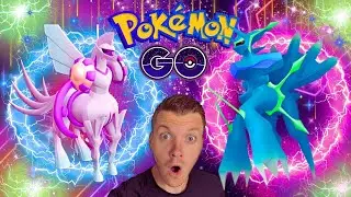 🔥SHINY BOOSTED Origin Dialga & Palkia Raid Day ! Pok&eacute;mon GO Live!🔥
