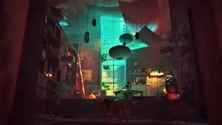 Hanging Out in Clementine's Apartment for 1 Hour - Stray (Video Game Ambience)