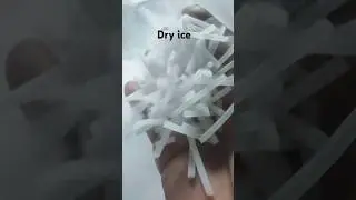 Dry ice Pellets | Solid Carbondi-oxide | #shorts #solidcarbondioxide #dryice