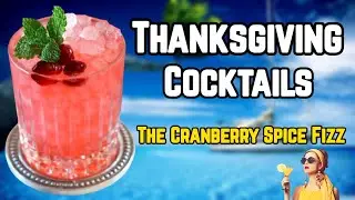 Thanksgiving/Fall Cocktails: The Cranberry Spice Fizz