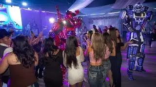 LED ROBOTS SHOW, Presentaci&oacute;n para quincea&ntilde;era