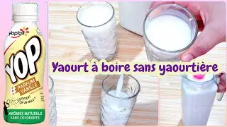 Ce yaourt &agrave; boire est super rafra&icirc;chissant et trop bon / &eacute;conomique et facile &agrave; faire 💯
