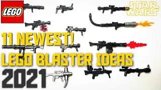LEGO: HOW TO MAKE CUSTOM STAR WARS BLASTERS AND GUNS (BUILD TUTORIAL)