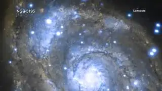 A Tour of NGC 5195 #ChandraXrayObservatory