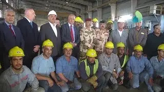 الخياط والجبوري يزوران شركة الموصل للحديد والصلب وتأكيد على تطوير الشركة وزيادة طاقتها الانتاجية