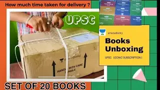 UPSC Unacademy Book Unboxing || How Much Taken For Delivery || Is it good or not ? #upsc #aspirants