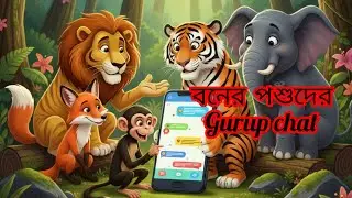 বনের পশুদের মধ্যে গ্রুপ চ্যাট #funny #funnyvideo #freefire #freefirefunny #cartoon #newfunnyvideo 