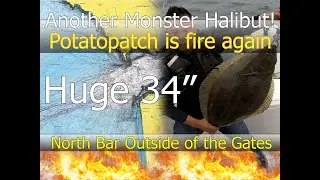 Fourfathom Bank Monster Halibut and Lost a Huge 40lb+ Fish on the North Bar 10/14/2023