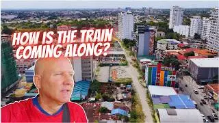 NSCR North South Commuter Railway construction update around Angeles City #railway