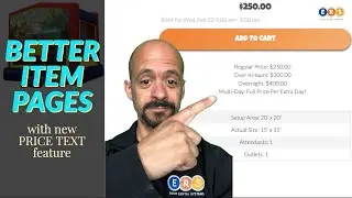 Better Item Pages with Item Page Price Text | Top Party Rental Software | Event Rental Systems