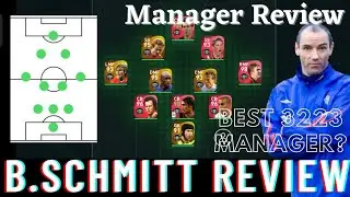 B. SCHMITT MANAGER REVIEW 🔥 BEST 3223 MANAGER FOR COUNTER ATTACKING 🔥 PASSING GAME 🔥 PES 2021 🔥