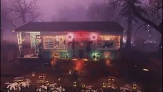 Halloween Lustron Home
