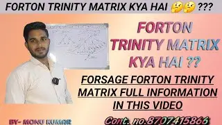 FORTON TRINITY MATRIX KYA HAI ??/ FORSAGE FORTON TRINITY MATRIX FULL INFORMATION ##