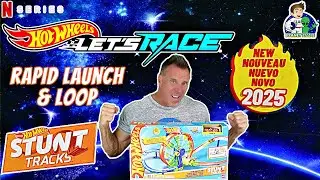 Hot Wheels Netflix Let's Race Rapid Launch & Loop New 2025
