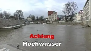 Hochwasser im Josefsbach und in der Rems