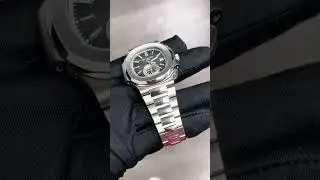 Patek Philippe Nautilus 5980/1A-001 Blue Chronograph 40.5 mm Stainless Steel @diamondsbyraymondlee