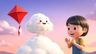 The Shy Cloud Rode on a Paper Kite ☁️🪁 | Nursery Rhymes for Kids & Baby Songs