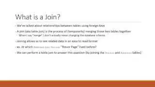 Beginner SQL - 18 - Database Joins - Part 1