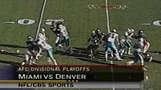 1998 AFC Playoffs Dolphins vs Broncos NFL Primetime Highlights