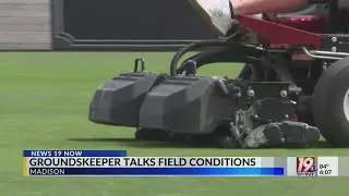 Head Groundskeeper Talks Field Conditions on Trash Panda's Opening Day | April 4, 2025 | News 19 at