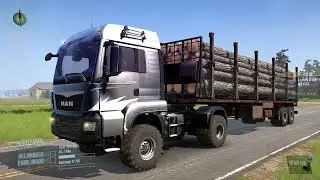 Mudrunner truck china game mod, Truck off road simulator ep472 #automobile #mudrunner #simulation