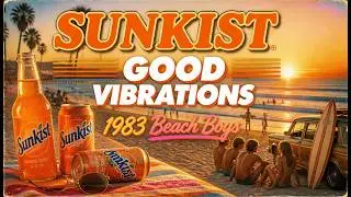 🎶🍊☀️ 1983 Sunkist Orange Soda Ad: 