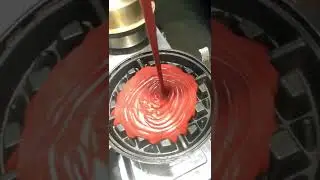 Colorful waffles