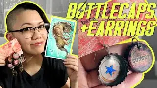Fallout Earrings and Bottlecaps by DesertDrifterGoods | FAN MERCH