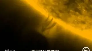 Giant Object Drawing Energy From Sun?! (Full month view)