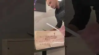 The dream unboxing&hellip; 😍🍷@lesgourmandsmontpellier #romanee #romaneeconti #wine #wineinspires