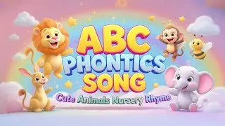 ABC Phonics Song with Cute Animals | Learn Alphabet Sounds A to Z | Kidomelon Nursery Rhymes