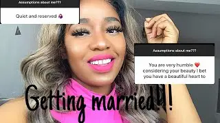 Reading ASSUMPTIONS about me |Pink lipstick | Everyday look| Fenty beauty|Soap eyebrows routine|