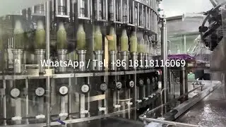 Automatic Carbonated Beverage Glass Bottle Filling Machine (Customer Site)