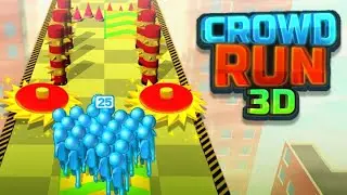 ✅ Crowd Run 3D Gameplay Walkthroughs Videos Android, iOS All Levels Play