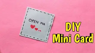 DIY Mini Card | Open Me Card | How to make mini card | Mafic Of Crafts | Paper crafts |