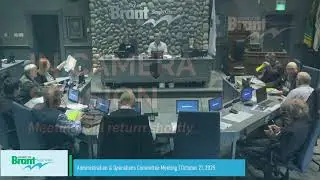 Administration & Operations Committee Meeting | October 21, 2025