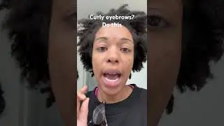 How to fix curly eyebrows #makeup