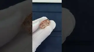 Custom Made 18k Rose Gold Tiffany T True Wedding Ring #customjewelry #ring #jewelry #gold #jewellery