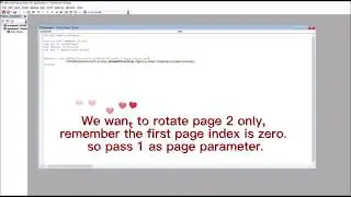 How to rotate the PDF page in MS Access 2016