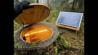 Sirf Chaku Se Jungle House Bana Diya 🪓#survival #bushcraft #offgrid #survivallife #youtube #viral 