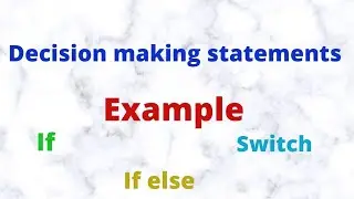 example of decision making statements in java(switch)