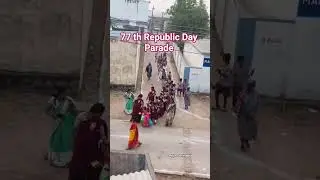 Republic Day school parade in mpps Donthapur. #govtschool #school