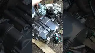 110cc Pit Bike Engine First Run