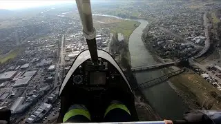 Microlight Trike Flight to Gore