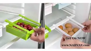 Fridge Refrigerator Storage Box Slide Kitchen Accessories