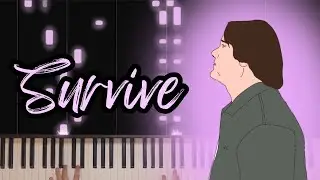 Lewis Capaldi - Survive | Piano Cover Tutorial with Synthesia + Sheet Music
